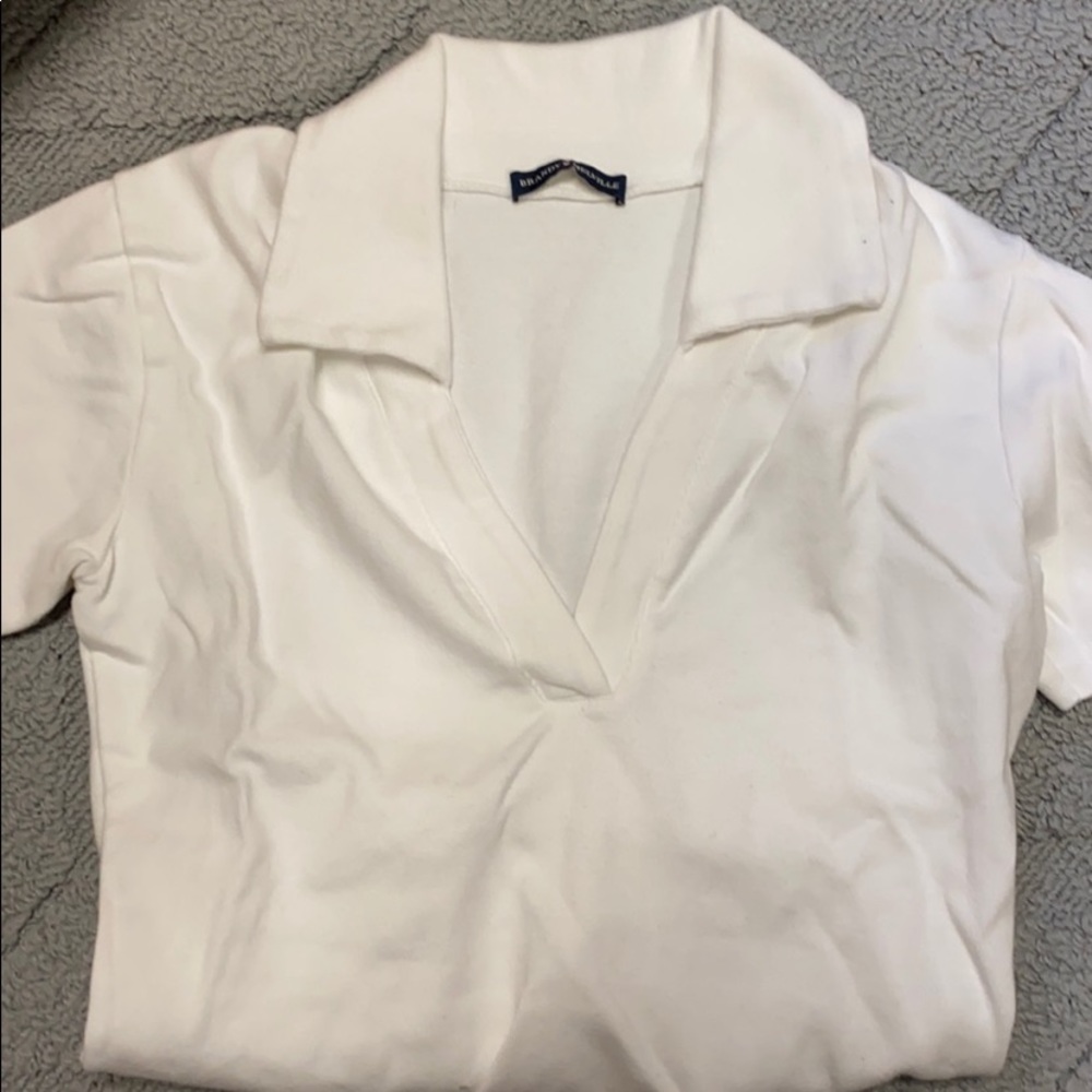 brandy melville collared top